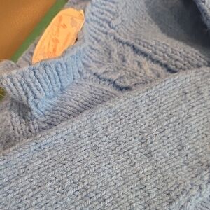 Vintage Light Blue Knit Sweater